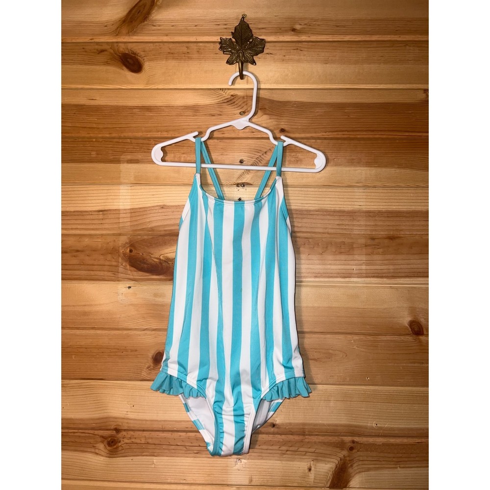 Girls' One Piece Striped Swimsuit- Cat & Jack